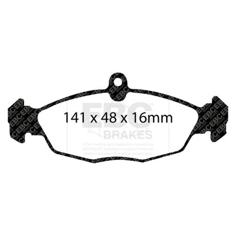 EBC Brakes Pad and Disc Kit (PDKR289) Image 1