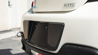 APR Carbon Fibre Number Plate Backing for Toyota GR86 & Subaru BRZ 2022-2024 - image 5