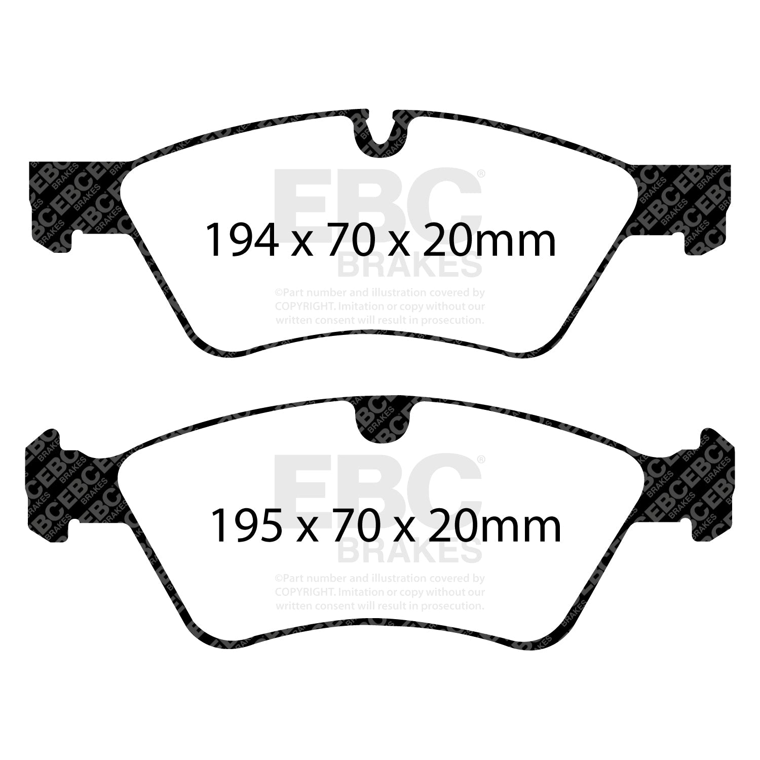 EBC Brakes Pad and Disc Full vehicle Kit (PD40K1239)