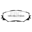 EBC Greenstuff 2000 Series Sport Brake Pad Set (DP21791) Image 1