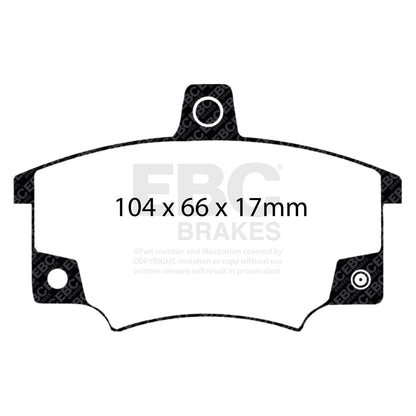 EBC Brakes Pad and Disc Full vehicle Kit (PD40K039) Image 3