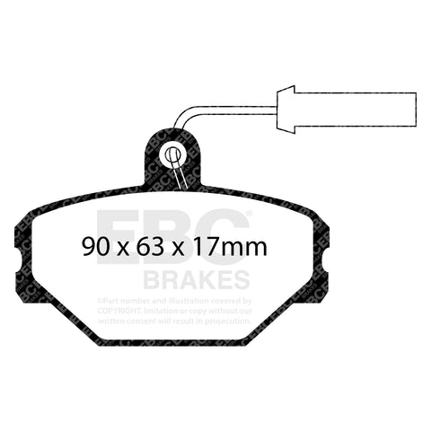 EBC Brakes Pad and Disc Kit (PDKF662)