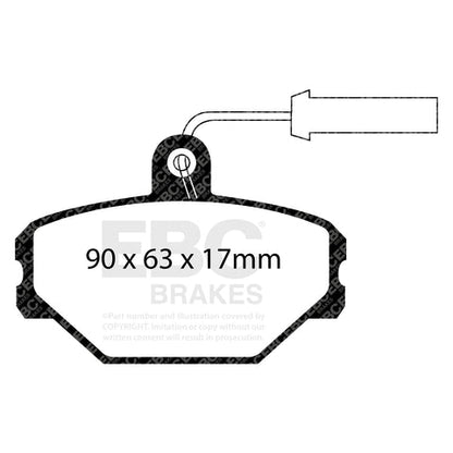 EBC Brakes Pad and Disc Kit (PDKF662)