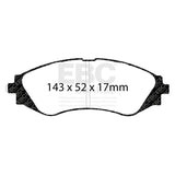 EBC Brakes Pad and Disc Kit (PDKF555) Image 4