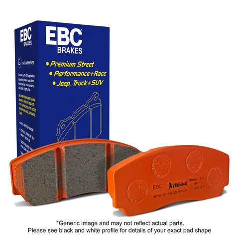 EBC Orangestuff 9000 Series Race Brake Pad Set (DP9143) Image 1