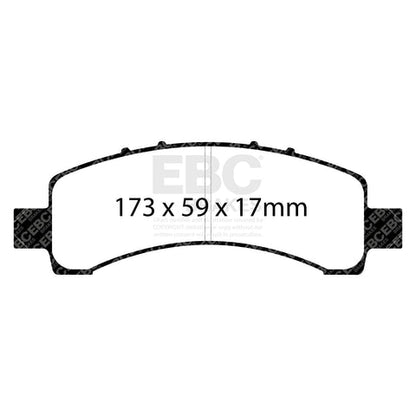 EBC Greenstuff 6000 Series Truck and SUV Brake Pad Set (DP61667) Image 1
