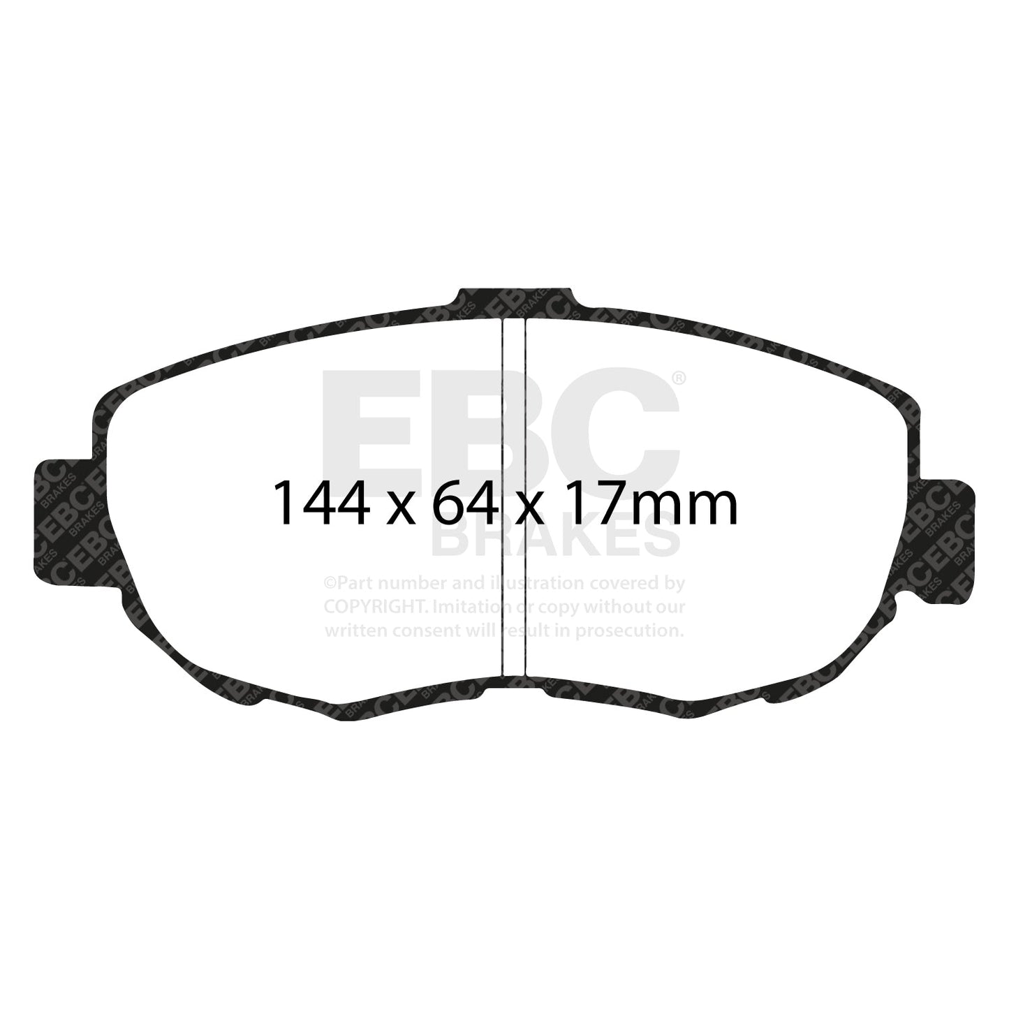 EBC Brakes Pad and Disc Full vehicle Kit (PD40K1073) Image 4