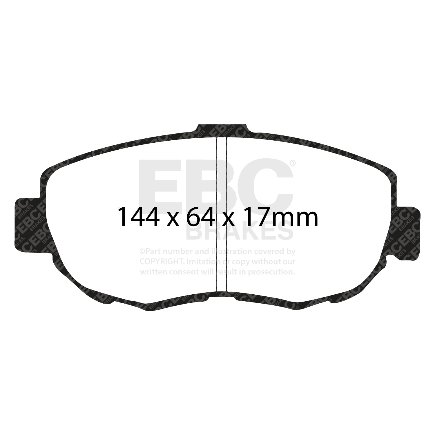 EBC Brakes Pad and Disc Full vehicle Kit (PD40K1789) Image 1