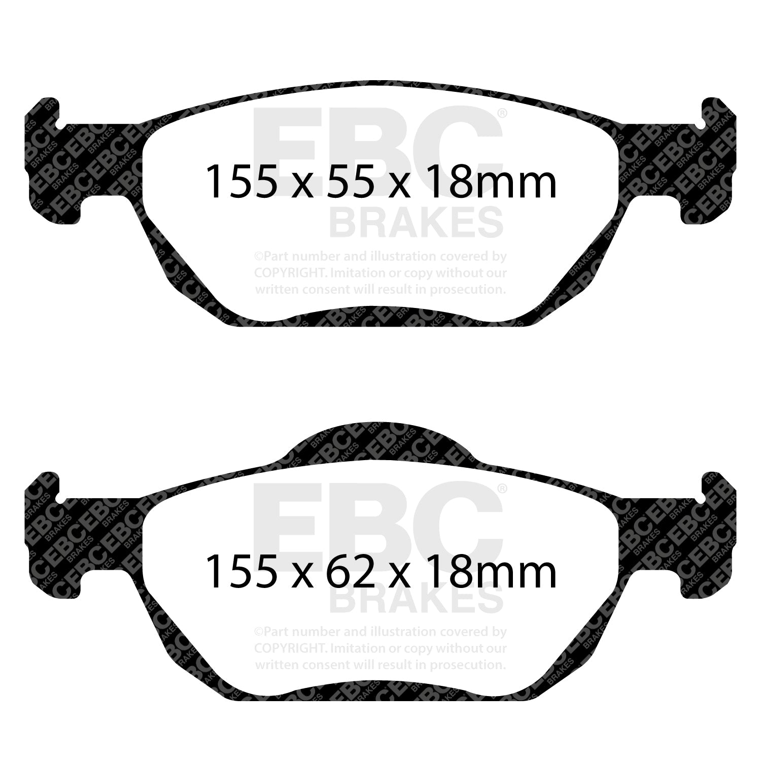EBC Brakes Pad and Disc Kit (PD06KF286) Image 4