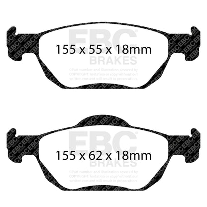 EBC Brakes Pad and Disc Kit (PD06KF286) Image 4