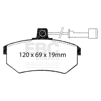 EBC Brakes Pad and Disc Kit (PD07KF016) Image 2