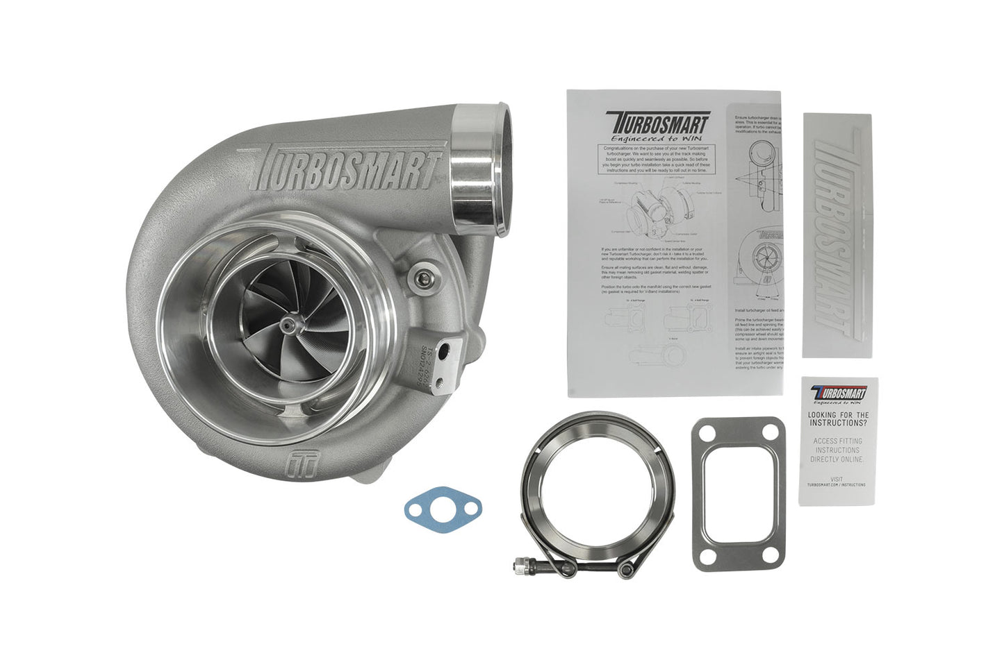 Turbosmart Turbosmart TS-2 Turbocharger (Water Cooled) 6262 T3 0.82AR Externally Wastegated – Image 4