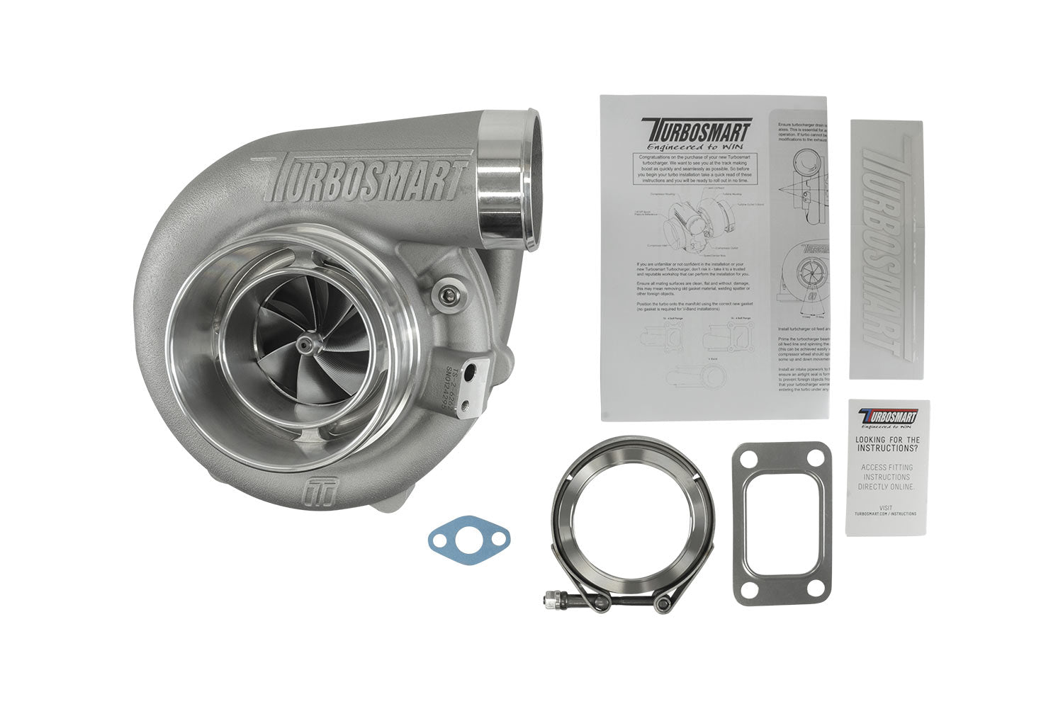 Turbosmart Turbosmart TS-2 Turbocharger (Water Cooled) 6262 T3 0.82AR Externally Wastegated – Image 4