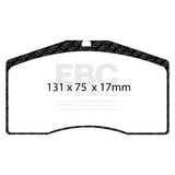 EBC Racing RP-1 Track and Race Brake Pads (DP8997RP1) Image 1