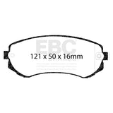 EBC Bluestuff NDX Trackday Brake Pad Set (DP51279NDX) Image 4