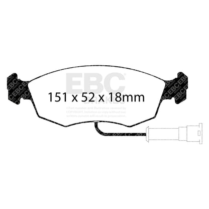 EBC Brakes Pad and Disc Full vehicle Kit (PD40K720) Image 3
