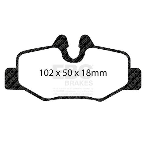 EBC Brakes Pad and Disc Kit (PDKR606) Image 2