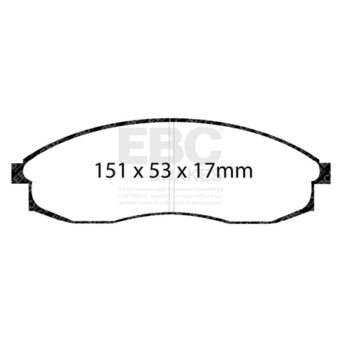 EBC Brakes Pad  and  Disc Kit (PD01KF1096) Image 3