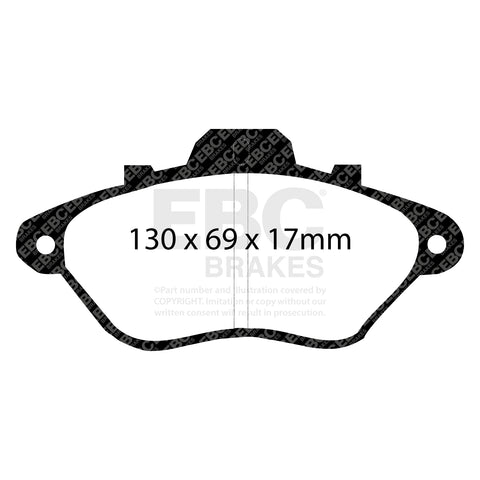 EBC Brakes Pad and Disc Kit (PDKF502) Image 3