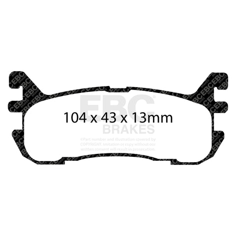 EBC Brakes Pad and Disc Full vehicle Kit (PD40K1132) Image 2