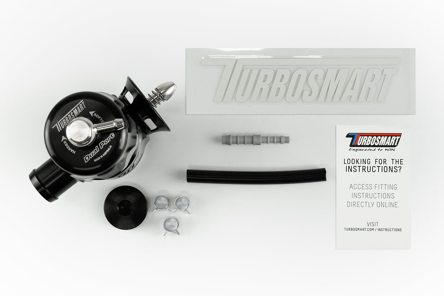 Turbosmart Turbosmart BOV SmartPort Dual Port Subaru WRX 2015+ - Black – Image 4