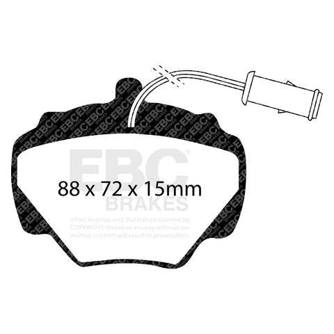 EBC Greenstuff 6000 Series Truck and SUV Brake Pad Set (DP6663) Image 1