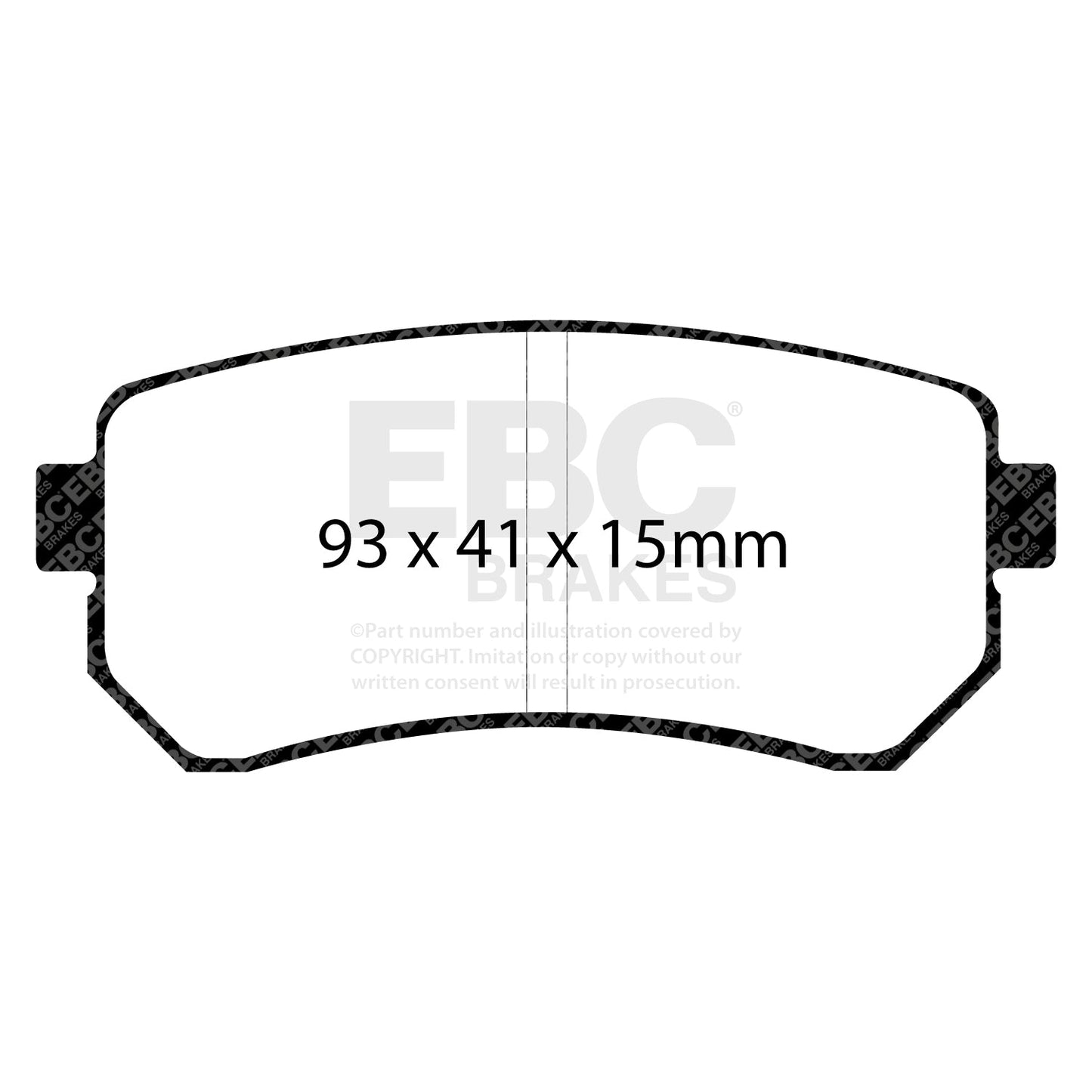 EBC Brakes Pad and Disc Full vehicle Kit (PD40K2580)