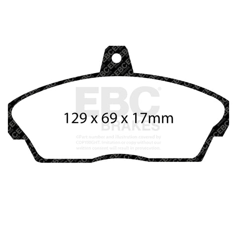 EBC Brakes Pad and Disc Full vehicle Kit (PD40K1679)
