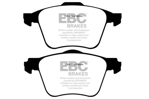 EBC Brakes Pad and Disc Kit (PDKF742) Image 4