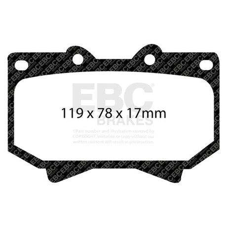 EBC Brakes Pad and Disc Kit (PD04KF331) Image 2