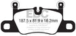 EBC Redstuff 3000 Series Sport Brake Pad Set (DP32371C) Image 1