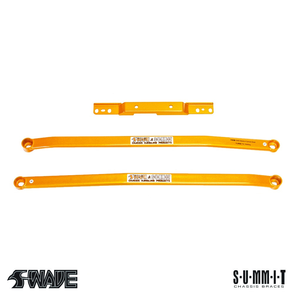 SWAVE &amp; SUMMIT Mid Lower V Type Bar Set VW Golf GTI &amp; R MK8 Image 1