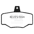EBC Brakes Pad and Disc Kit (PDKR650) Image 1