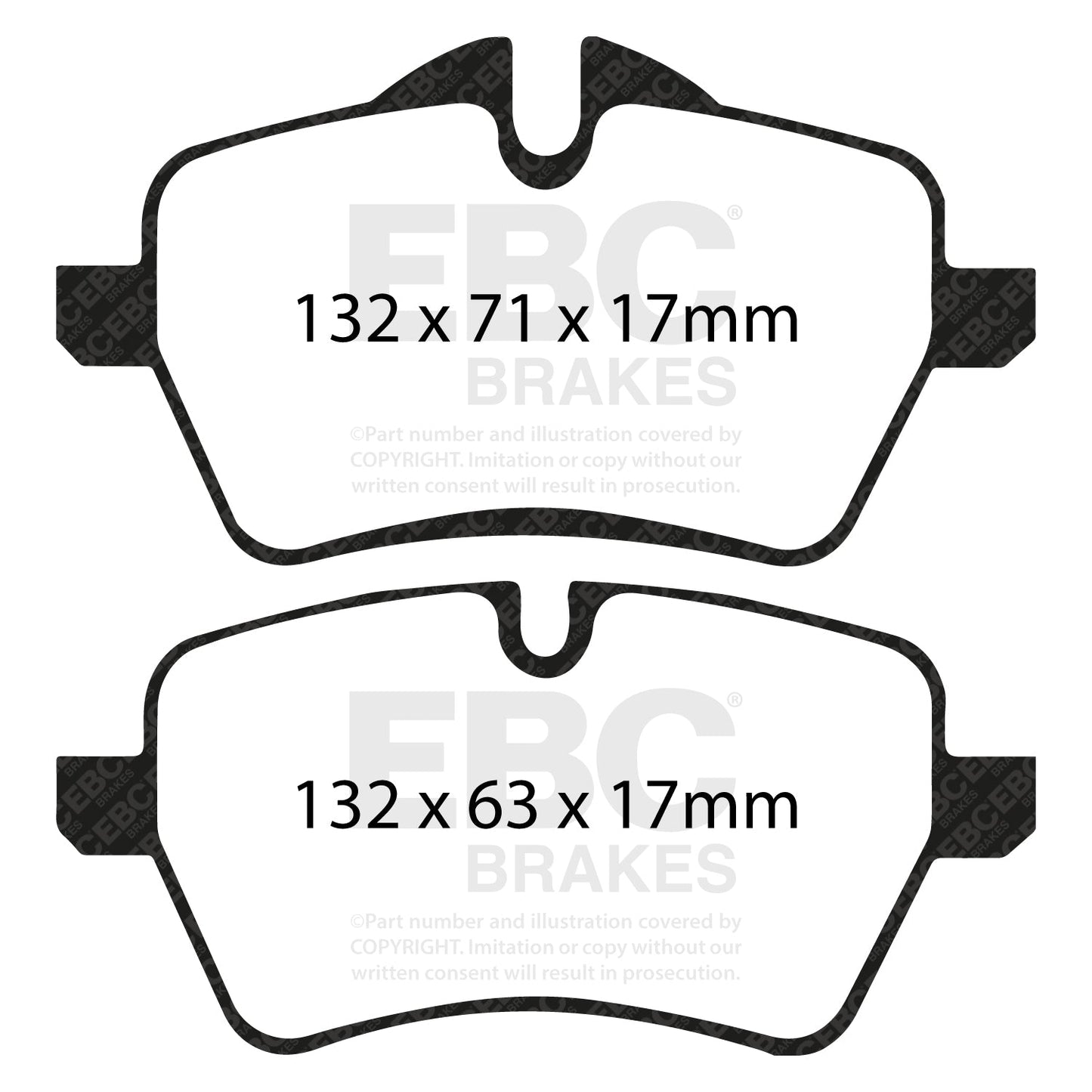 EBC Brakes Pad and Disc Full vehicle Kit (PD40K1291)