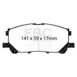 EBC Brakes Pad and Disc Kit (PD06KF368) Image 1