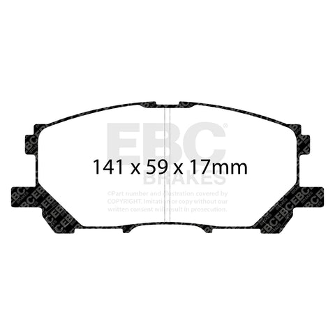 EBC Brakes Pad and Disc Kit (PD06KF368) Image 1