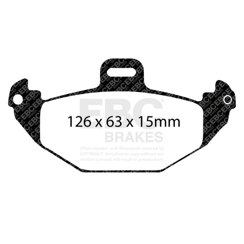EBC Brakes Pad  and  Disc Kit (PD01KR659)