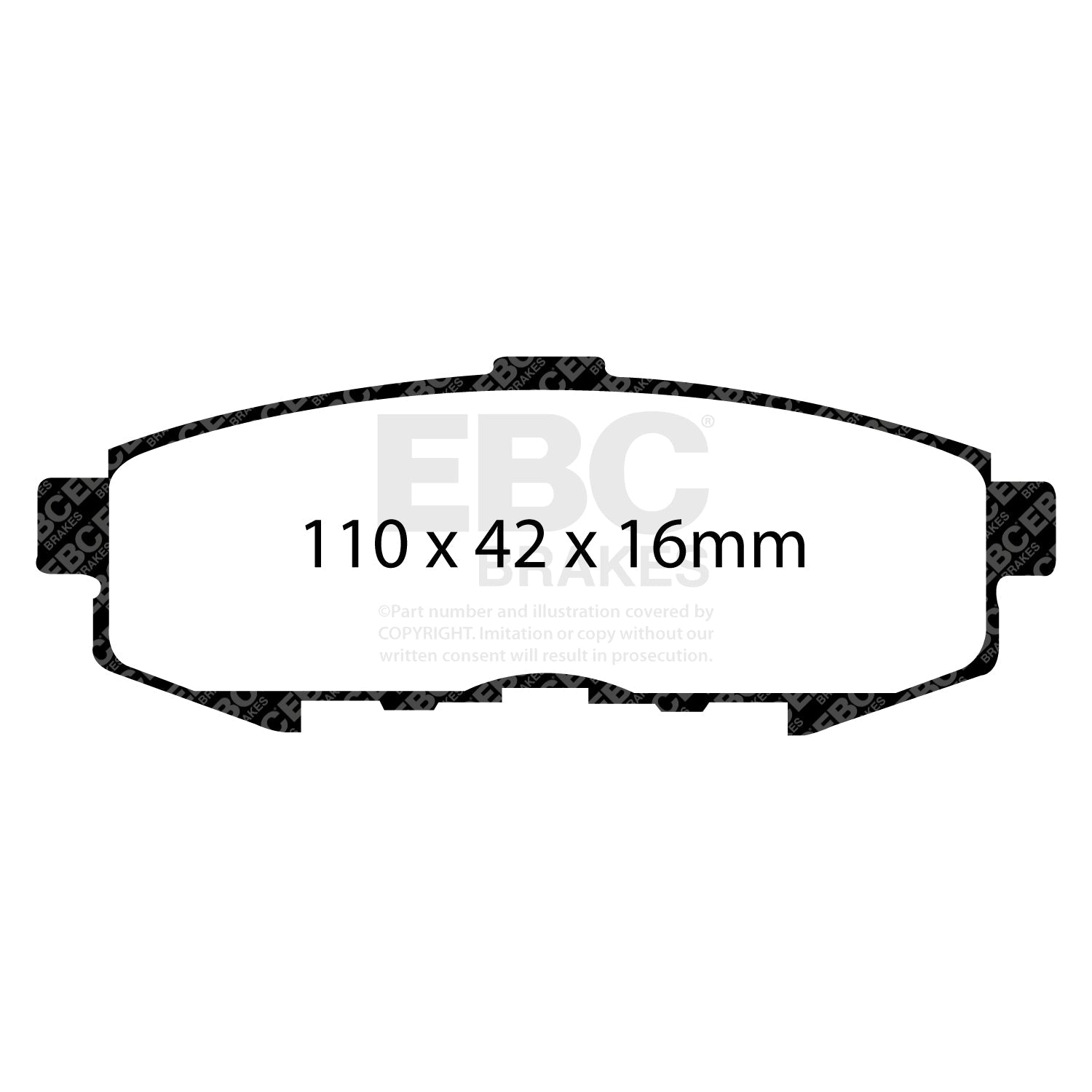 EBC Brakes Pad and Disc Full vehicle Kit (PD40K1130) Image 5