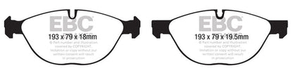 EBC Ultimax OE Replacement Brake Pad Set (DP1994)