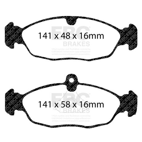 EBC Brakes Pad and Disc Kit (PDKR290) Image 2