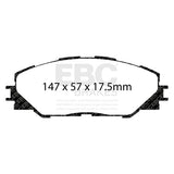 EBC Greenstuff 2000 Series Sport Brake Pad Set (DP21792) Image 4