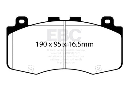 EBC Bluestuff NDX Trackday Brake Pad Set (DP52400NDX)