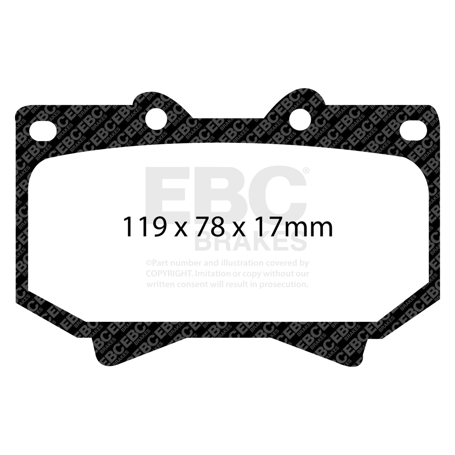 EBC Brakes Pad and Disc Full vehicle Kit (PD40K2116) Image 5