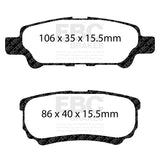 EBC Brakes Pad and Disc Kit (PDKR237) Image 4