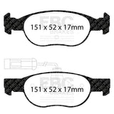 EBC Brakes Pad and Disc Kit (PDKF025) Image 2