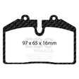 EBC Redstuff 3000 Series Sport Brake Pad Set (DP31013C) Image 1