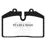 EBC Redstuff 3000 Series Sport Brake Pad Set (DP31013C) Image 1