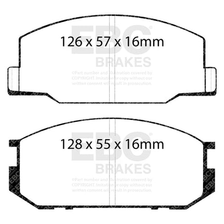 EBC Brakes Pad and Disc Kit (PD03KF674) Image 2
