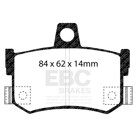 EBC Brakes Pad and Disc Full vehicle Kit (PD40K805)