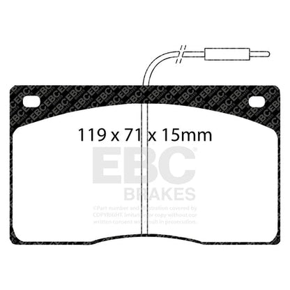 EBC Ultimax OE Replacement Brake Pad Set (DP581)